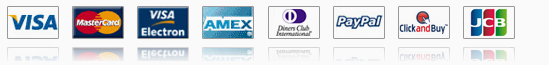 Visa, MasterCard, American Express, Visa Electron, Delta, Paypal, Webmoney